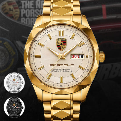 Personalized Pors Golden-times Luxury Charley Watch