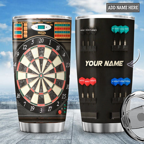Personalized Name Darts Tumbler 20oz 30oz Cup