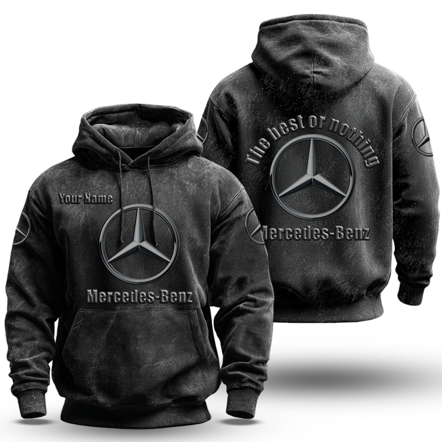 Personalized Merc Brush Unisex Hoodie