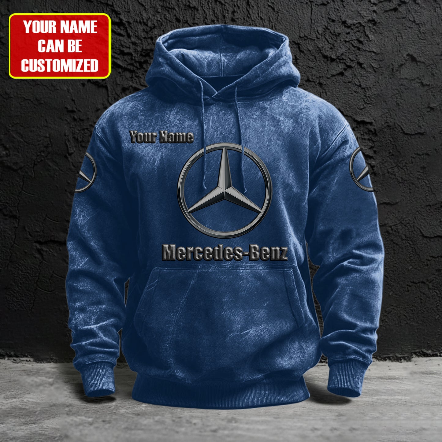 Personalized Merc Brush Unisex Hoodie