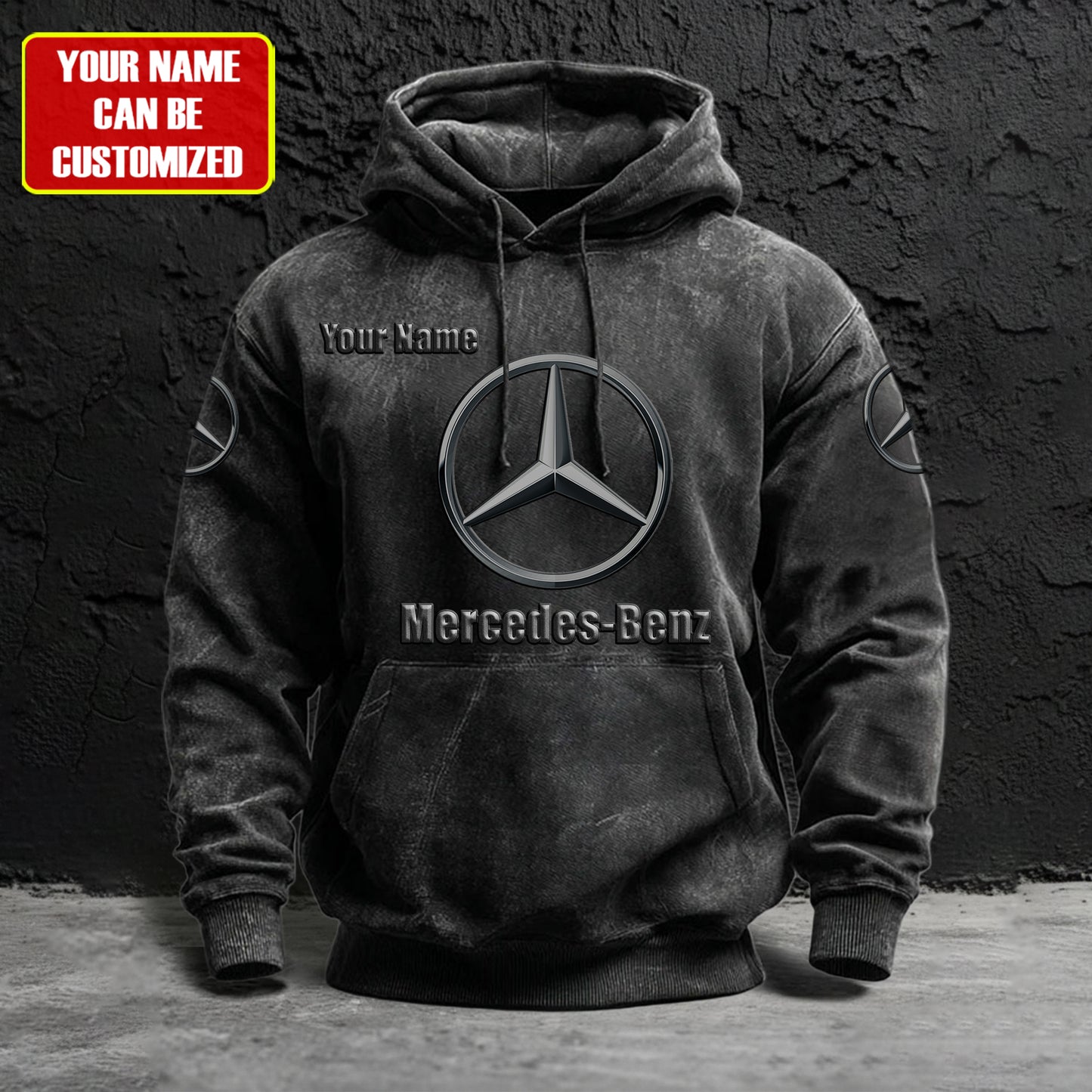 Personalized Merc Brush Unisex Hoodie