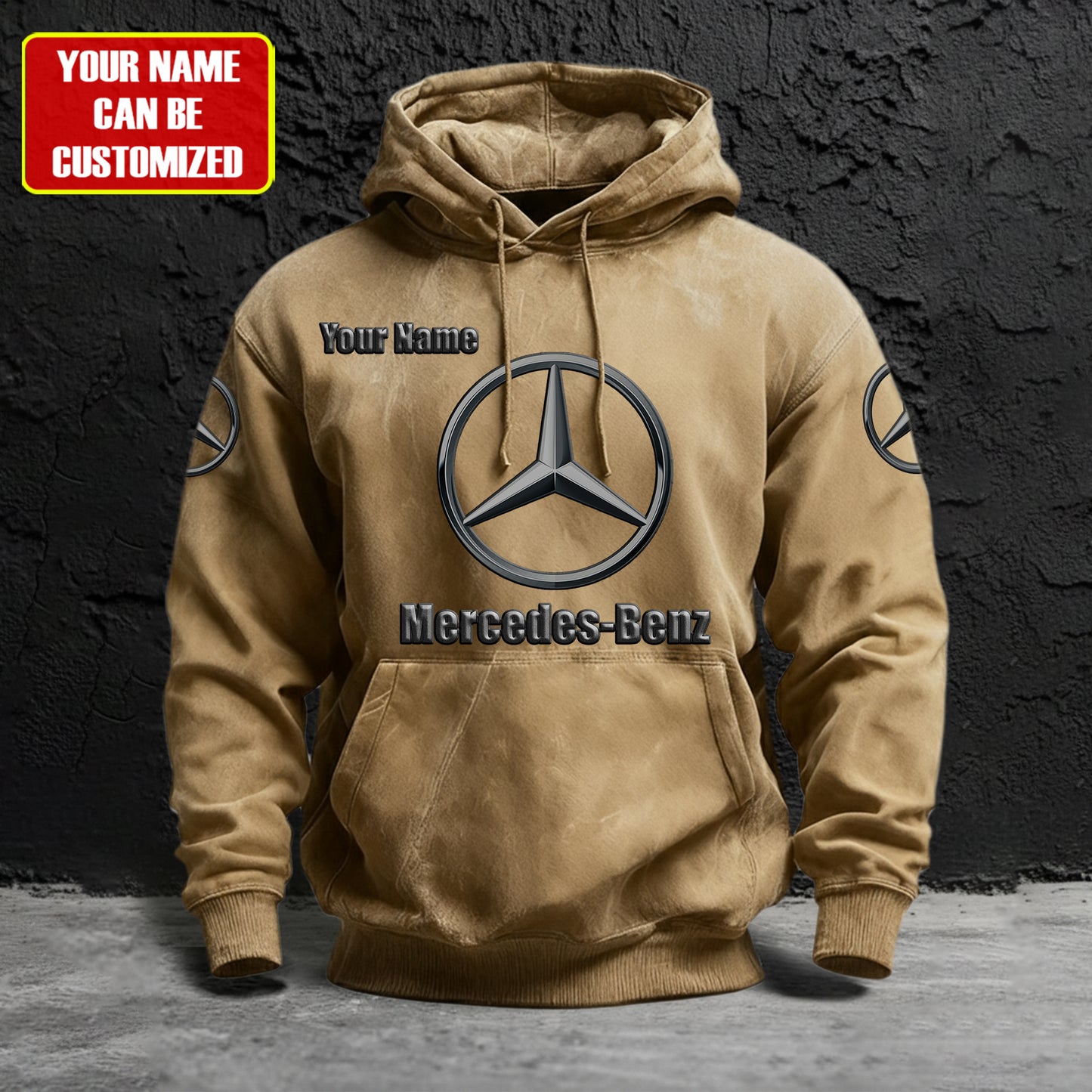 Personalized Merc Brush Unisex Hoodie