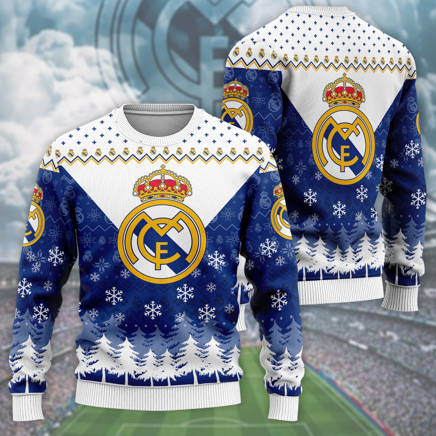 Super Real Ugly Christmas Sweater , Unisex Wool Sweater