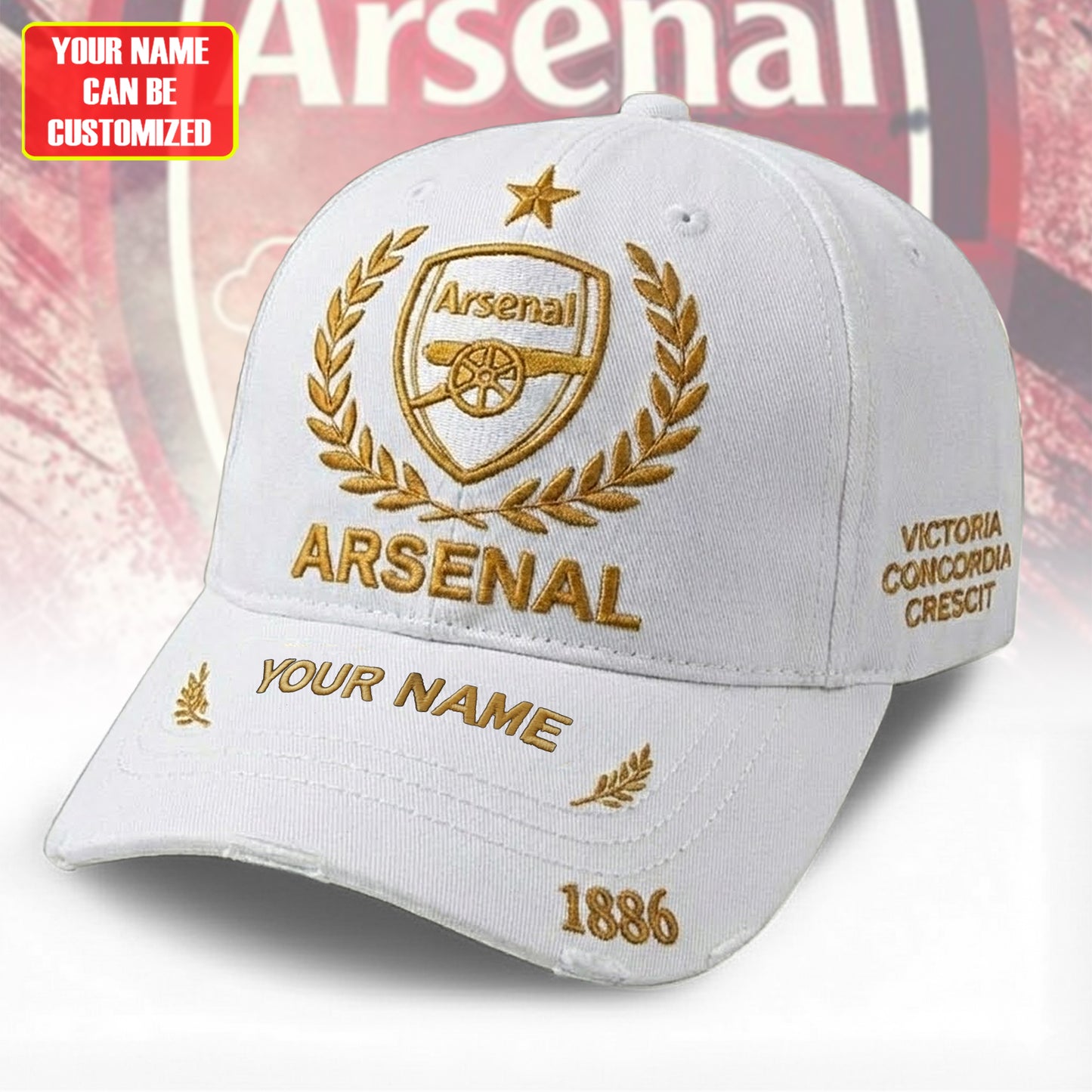 Personalized Arsenal 1886 Vintage Classic Cap