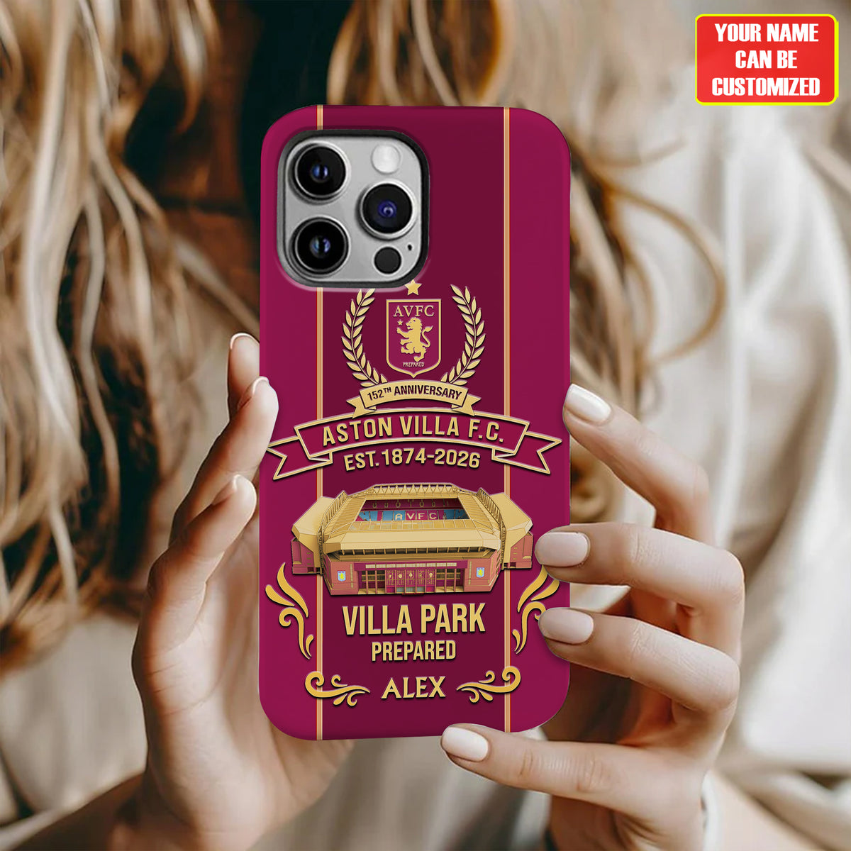 Aston Villa Stadium - Personalized Aston Villa Full Print Phone Case