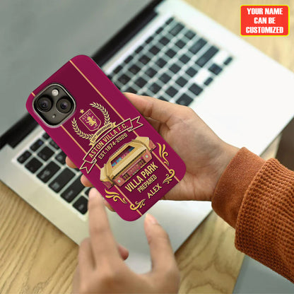 Aston Villa Stadium - Personalized Aston Villa Full Print Phone Case