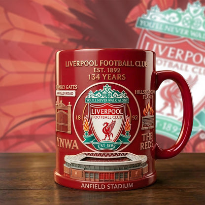 Personalized Lvp 134 Years Accent Mug , Cream Mug Gifts , Holiday Gifts