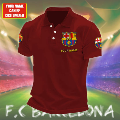 Personalized Barca FC 3D Full Printing Set , Barca FC Shirt , Zipper Polo, Hoodie , Short , Polo , hawaii