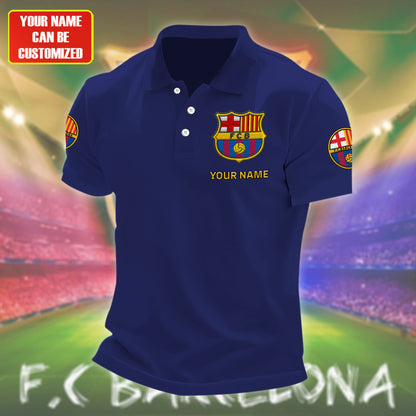 Personalized Barca FC 3D Full Printing Set , Barca FC Shirt , Zipper Polo, Hoodie , Short , Polo , hawaii