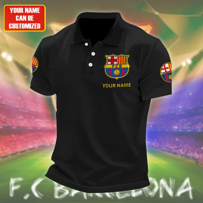 Personalized Barca FC 3D Full Printing Set , Barca FC Shirt , Zipper Polo, Hoodie , Short , Polo , hawaii