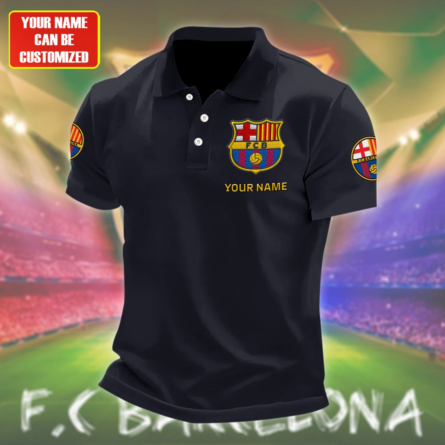 Personalized Barca FC 3D Full Printing Set , Barca FC Shirt , Zipper Polo, Hoodie , Short , Polo , hawaii