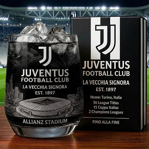 Juve Est 1897 Stadium Whisky , Whiskey Glass , Holiday Gift