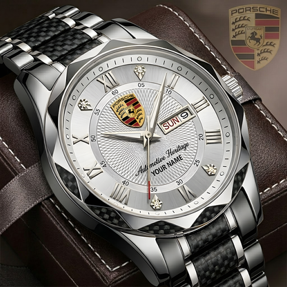 Personalized Porsche Automotive Alloy Charley Watch