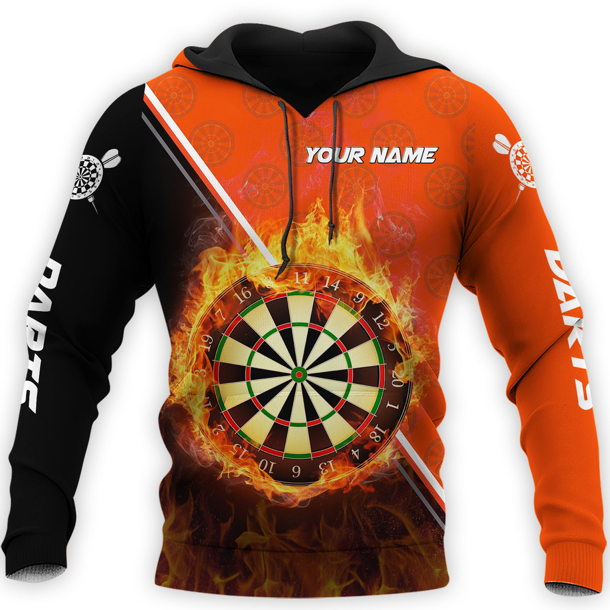 Dart Custom- Personalized Name 3D shirt P201002