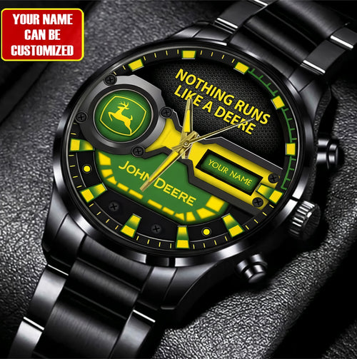 John Deere Luxury Stainless Steel Watch