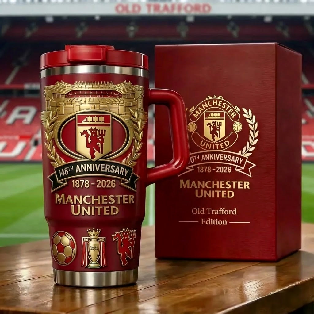 M.U Old Trafford Edition Insurance Tumbler 30oz 40oz