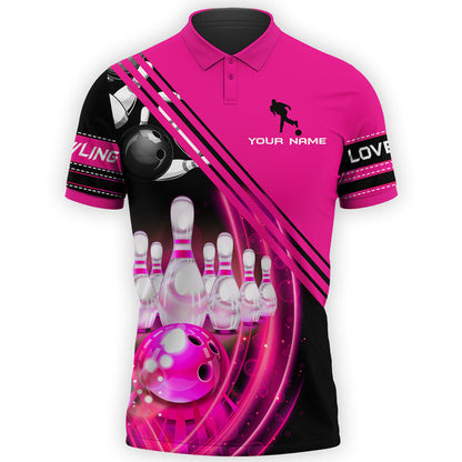 Personalized Name Bowling Player All Over Printed Unisex Shirt - LP05