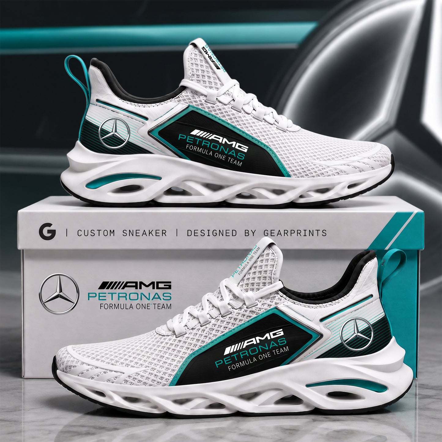 Merc Petronas Chunky Custom Sneaker 2026