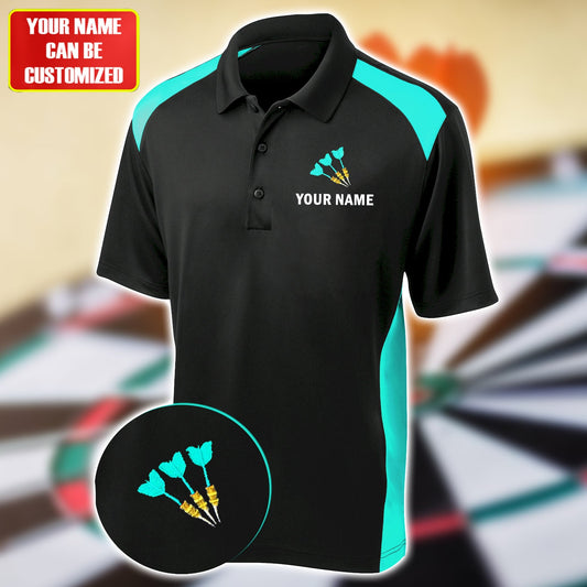 Personalized Name Darts Player All Over Printed Unisex Shirt Blue Version P220301