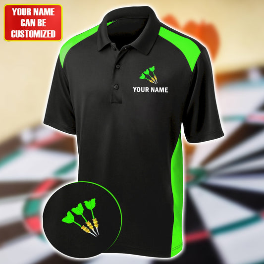Personalized Name Darts Player All Over Printed Unisex Shirt Green Version P220301