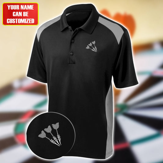 Personalized Name Darts Player All Over Printed Unisex Shirt Silver Version P220301