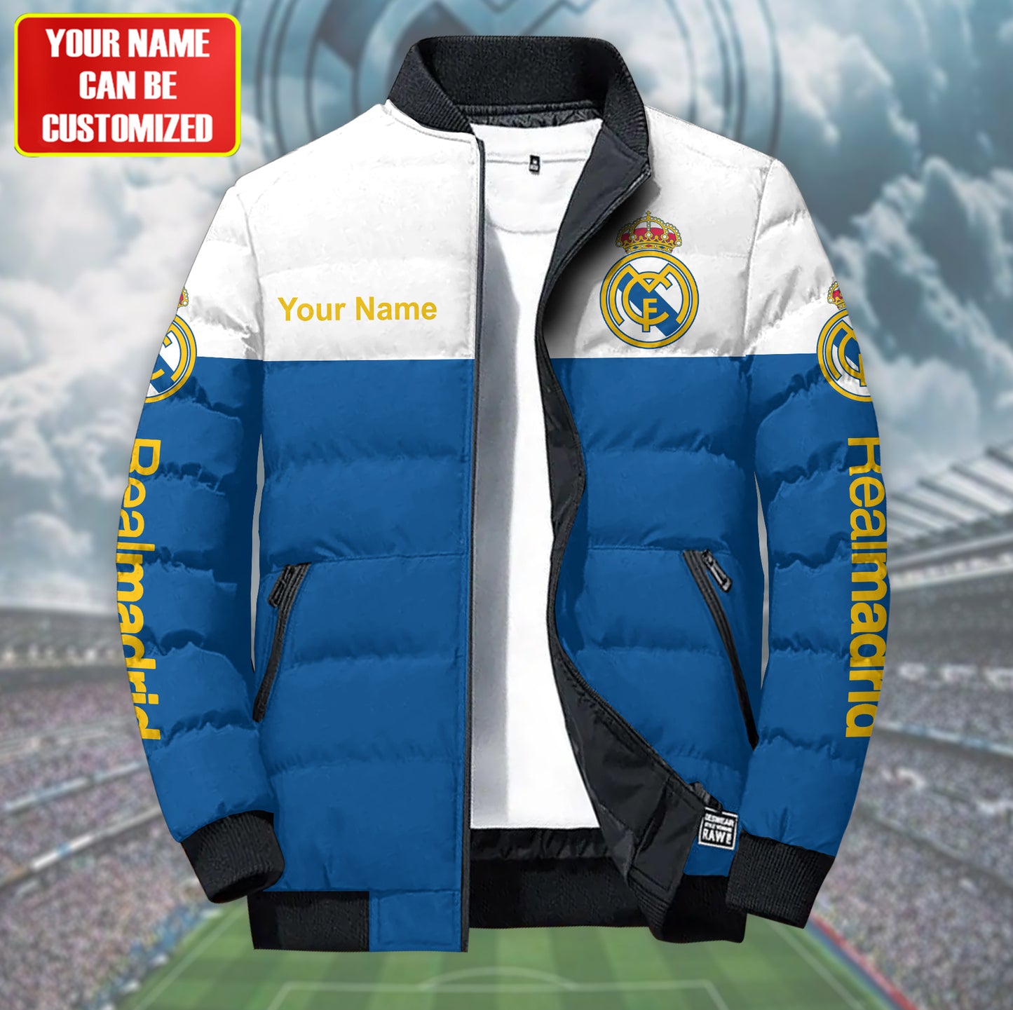 Personalized Real Sport Puffer Jacket 3D
