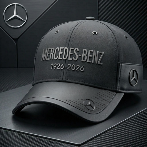 Merc 100th Anniversary Leather Pattern Classic Cap