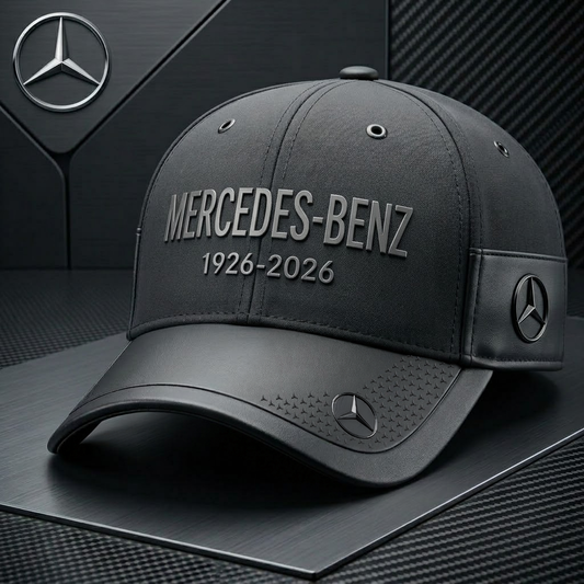 Merc 100th Anniversary Leather Pattern Classic Cap