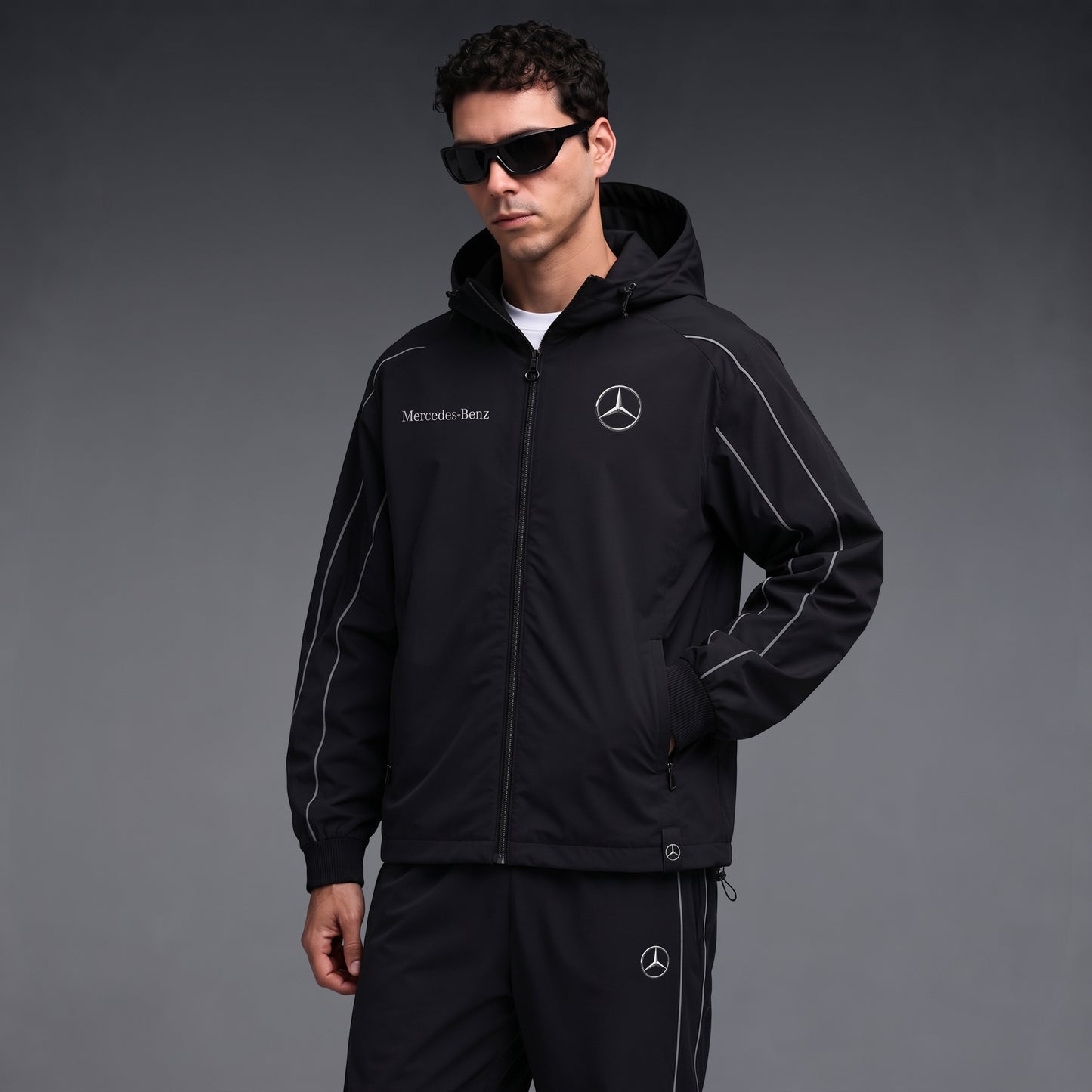 Personalized Mercedes Windproof Rush Jacket