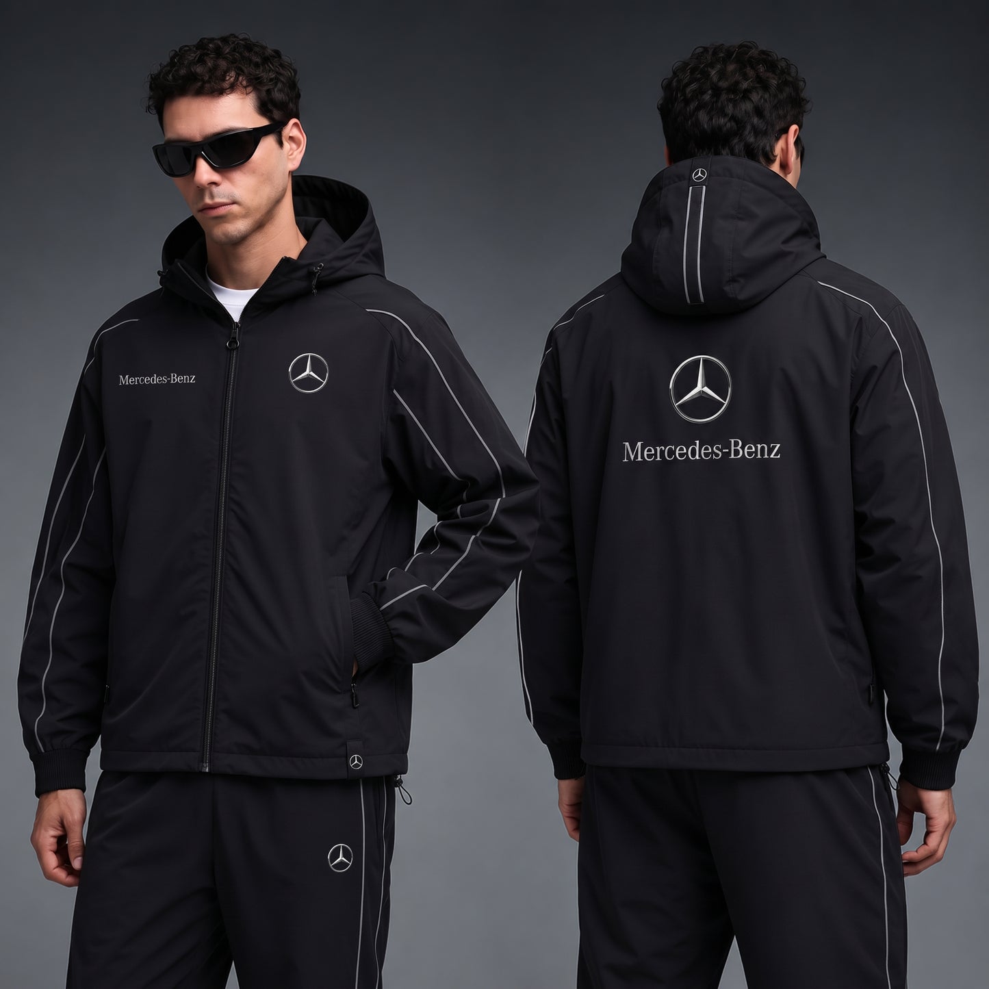 Personalized Mercedes Windproof Rush Jacket