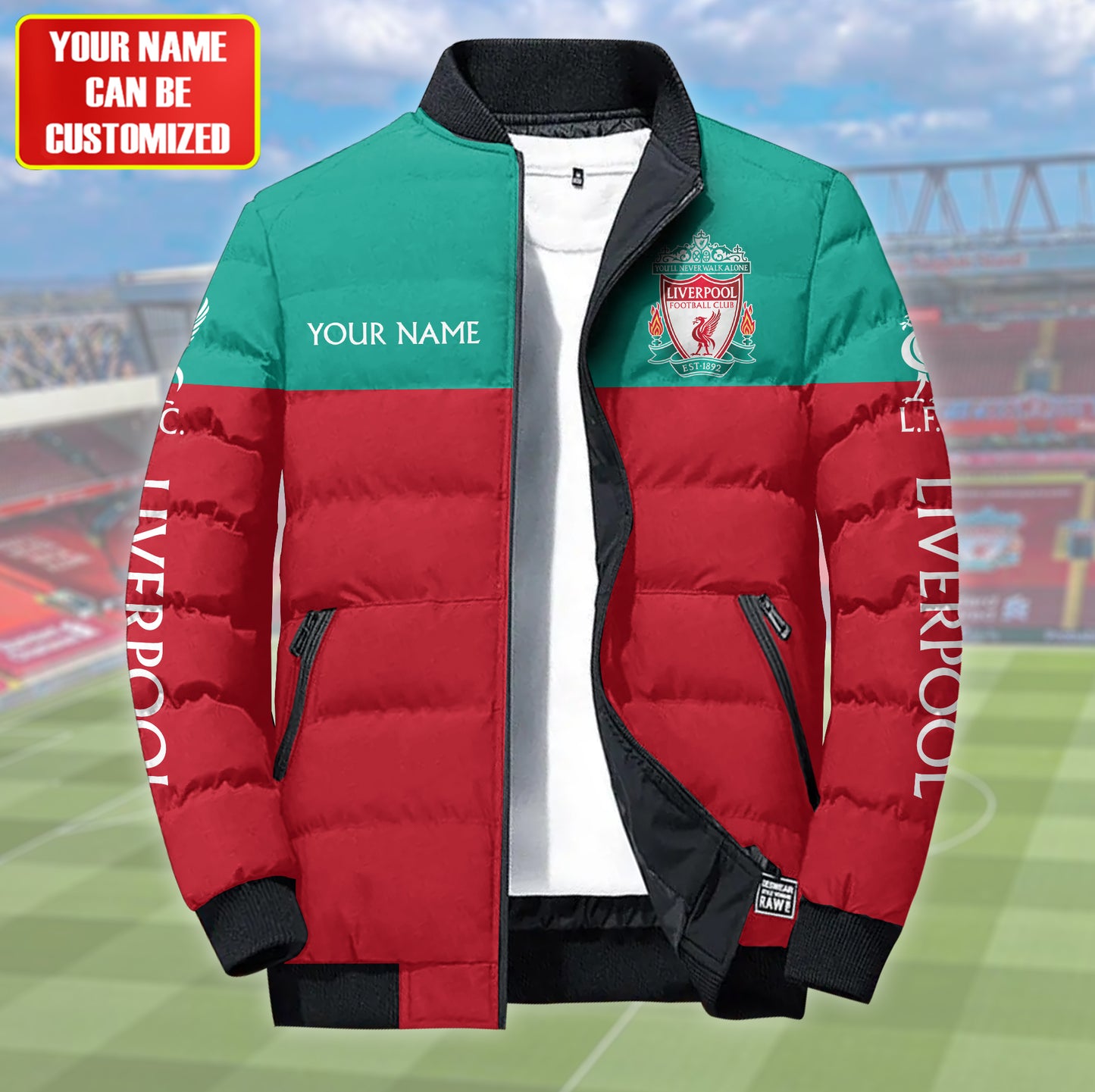 Personalized Lvp Sport Puffer Jacket 3D