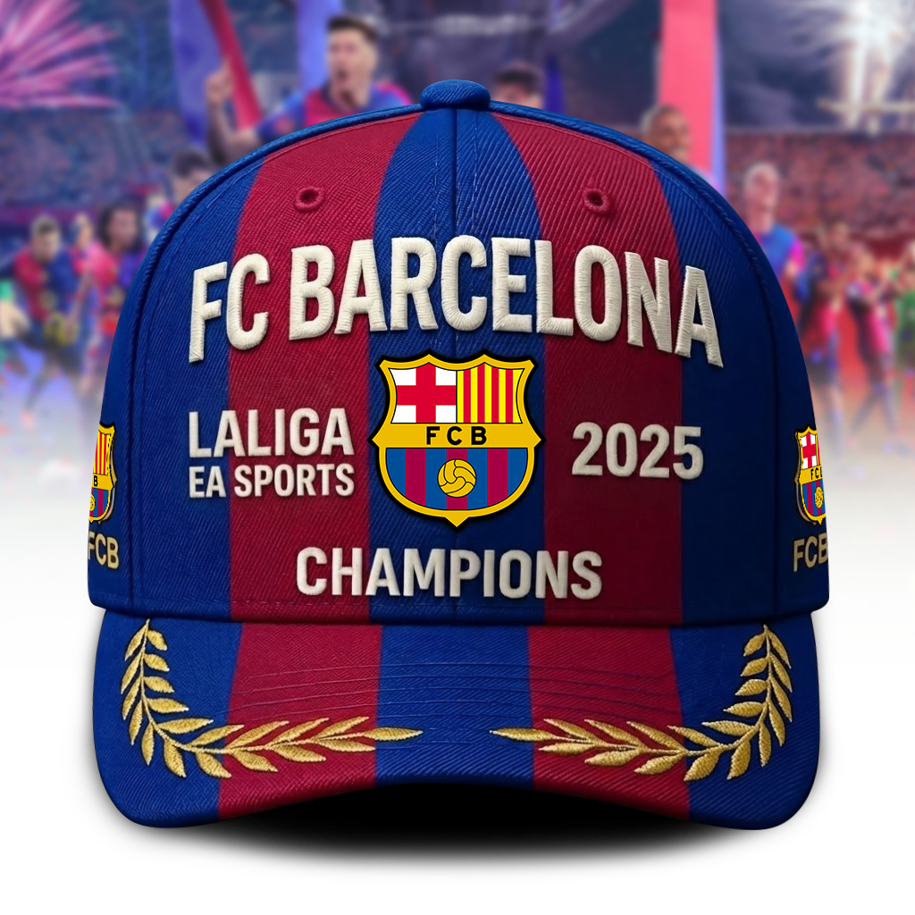 Barca La Liga Champion 2025 Classic Cap