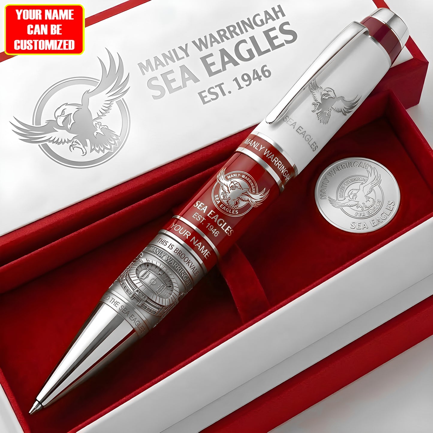 Sea Eagles 80th Anniversary Edition Ballpoint Pen
