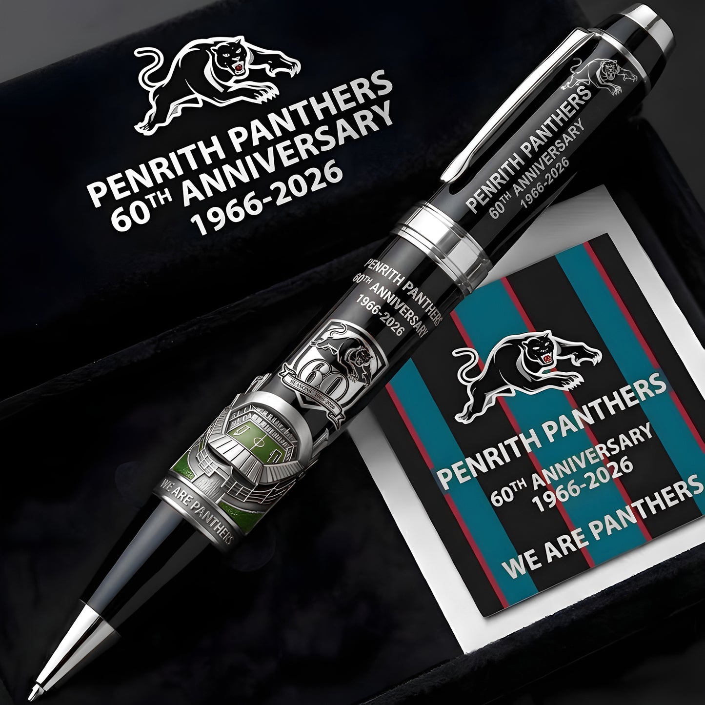 Penrith Panthers 60th Anniversary Edition Ballpoint Pen