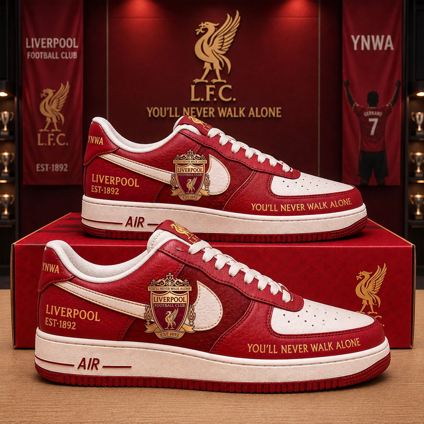 Lvp FC AJ1 Est.1892 Custom Sneaker
