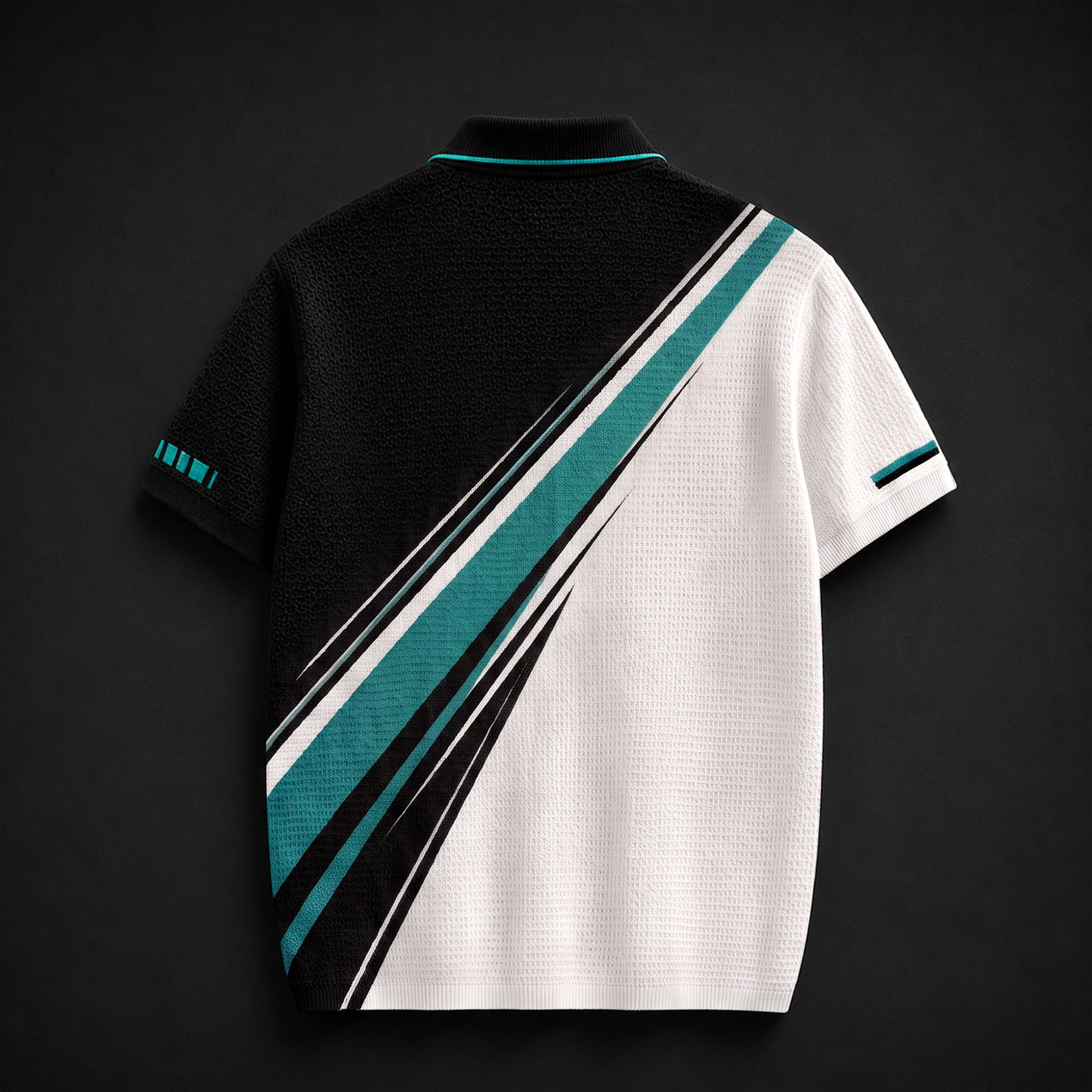 Personalized Merc Petronas Division Zipper Polo Shirt