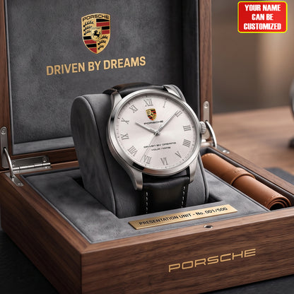 Personalized Pors Roman Empire Leather Strap Watch