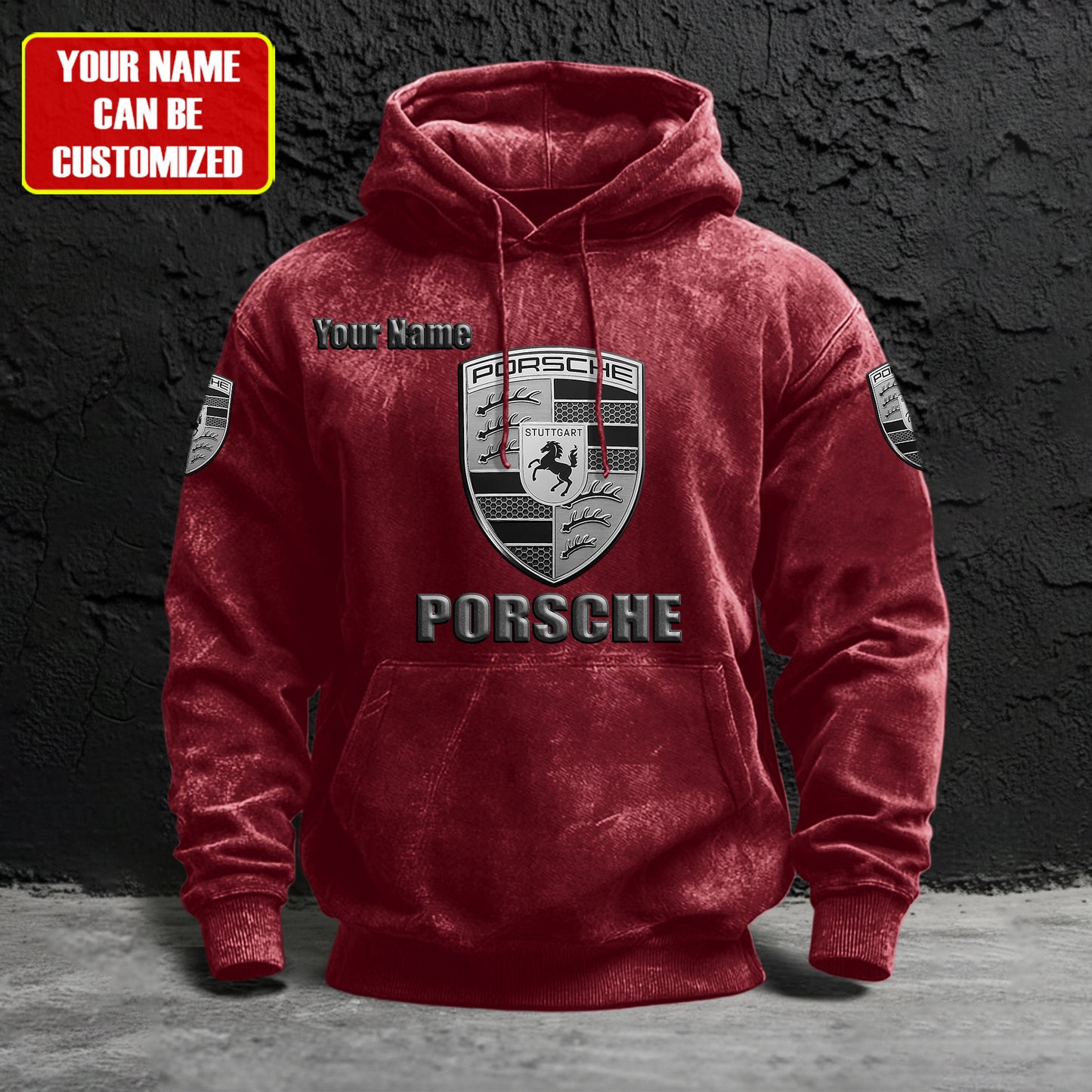 Personalized Pors Brush Unisex Hoodie