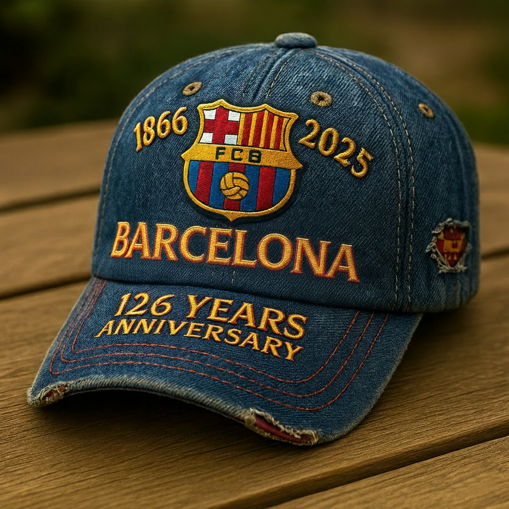 Barca FC Anniversary Vintage Classic Cap