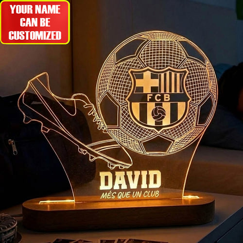 Personalized Barcelona Led Lamp , Home Decor Led Lamp 7 colors ( Inclued Yellow Color )