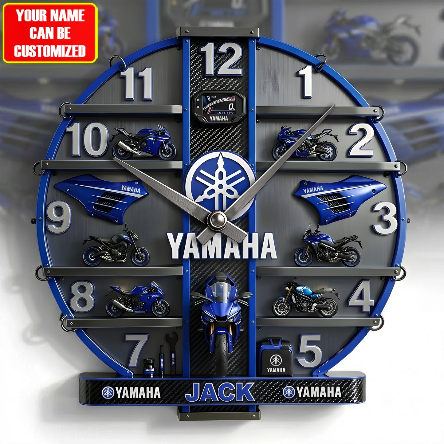 YH Home Decorative 3D Visual Effect Acrylic Wall Clock