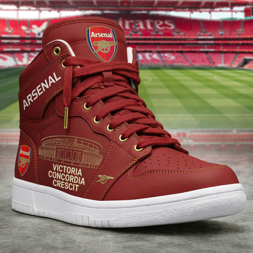 Arsenal AF1 High Emirates Staidum Custom Sneaker