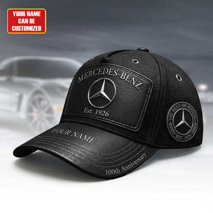 Personalized Merc Leather Vintage 100th Anniversary Classic Cap (1926-2026)