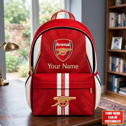 Arsenal Gunfans Sport Backpack with Custom Name – Gift for Arsenal Fans