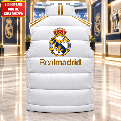 Real Hala Madrid 2026 Sleeveless Puffer Vest Jacket