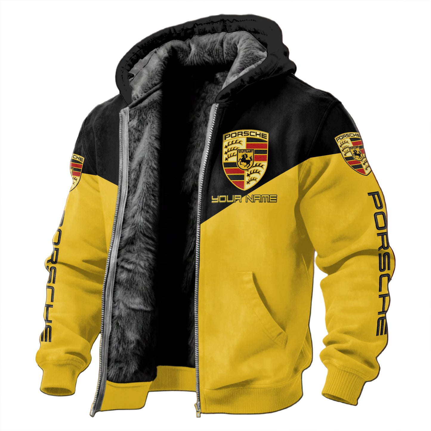 Personalized Pors Fleece inside Jacket