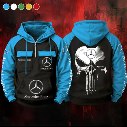 Merc Skull Retro Cotton Hoodie
