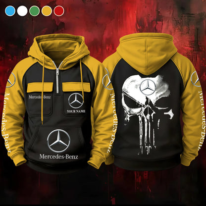 Merc Skull Retro Cotton Hoodie