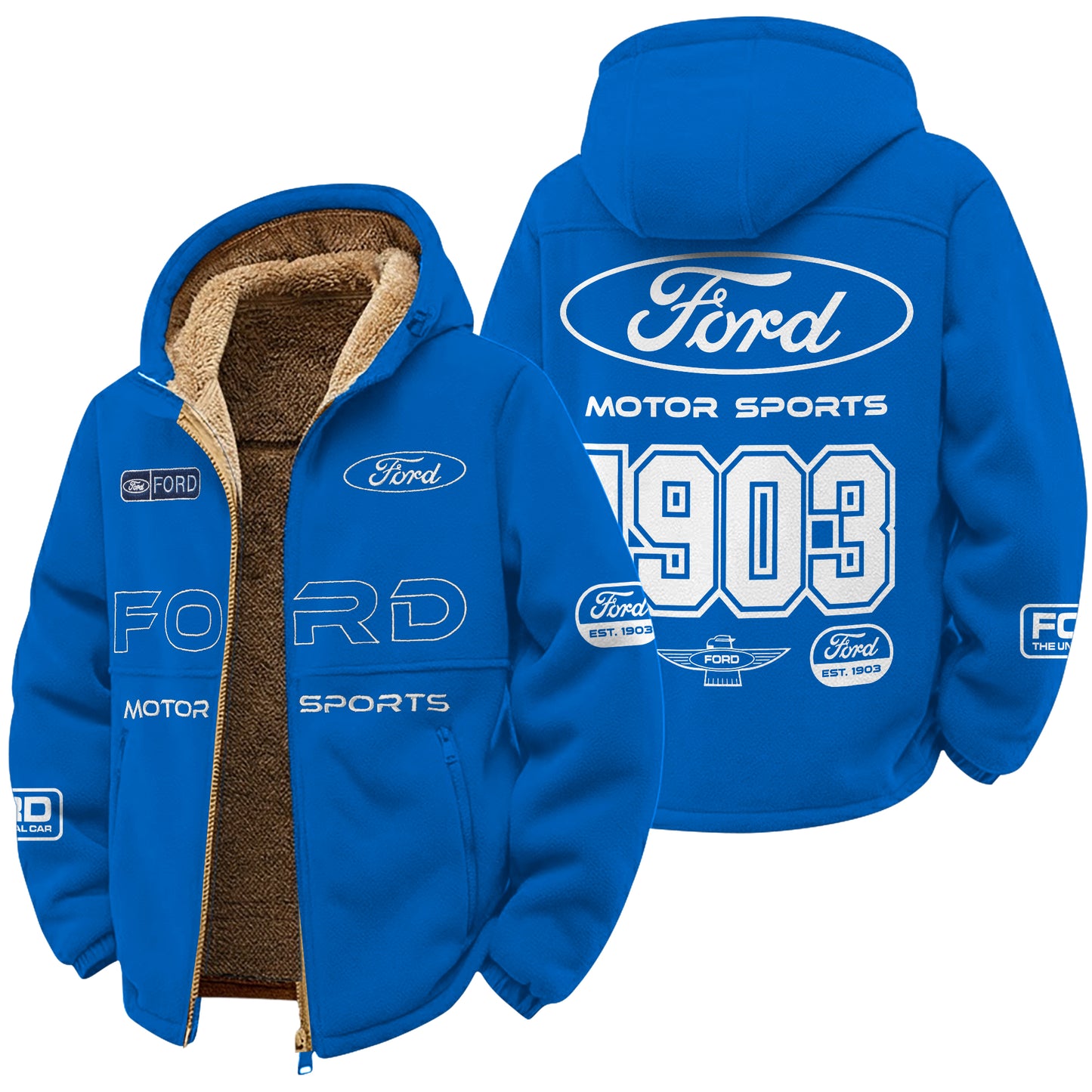 Personalized F Motorsport Warm Fleece Jacket