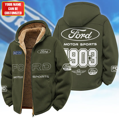 Personalized F Motorsport Warm Fleece Jacket